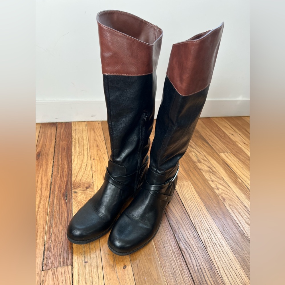 Tall black boots - nautica